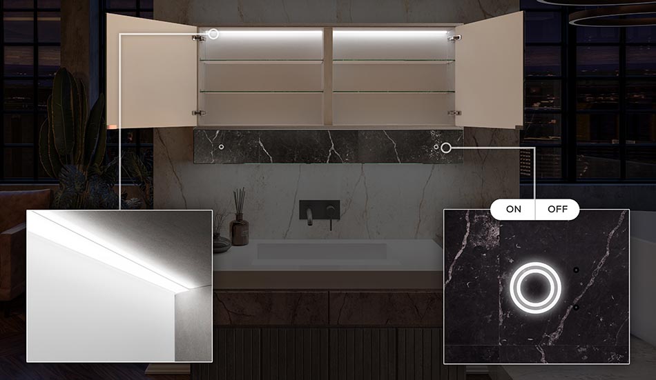 Ledverlichting in de kast
