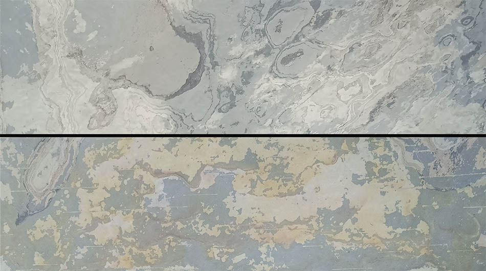 Onze spiegels met stenen lijst zijn geen repetitieve tape-producten. Elke lijst is een ander stuk steen - uniek in patroon, kleur en textuur. Natuurlijke onregelmatigheden maken deel uit van hun charme en dragen bij aan de waarde van het product. Dit is geen defect - het is een garantie dat jouw stuk uniek is in de wereld.