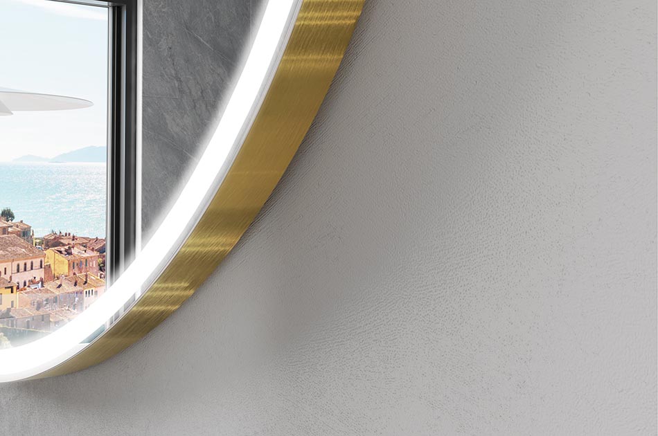 Slimme onregelmatig gevormde spiegel ideaal voor de moderne badkamer | ARTFORMA