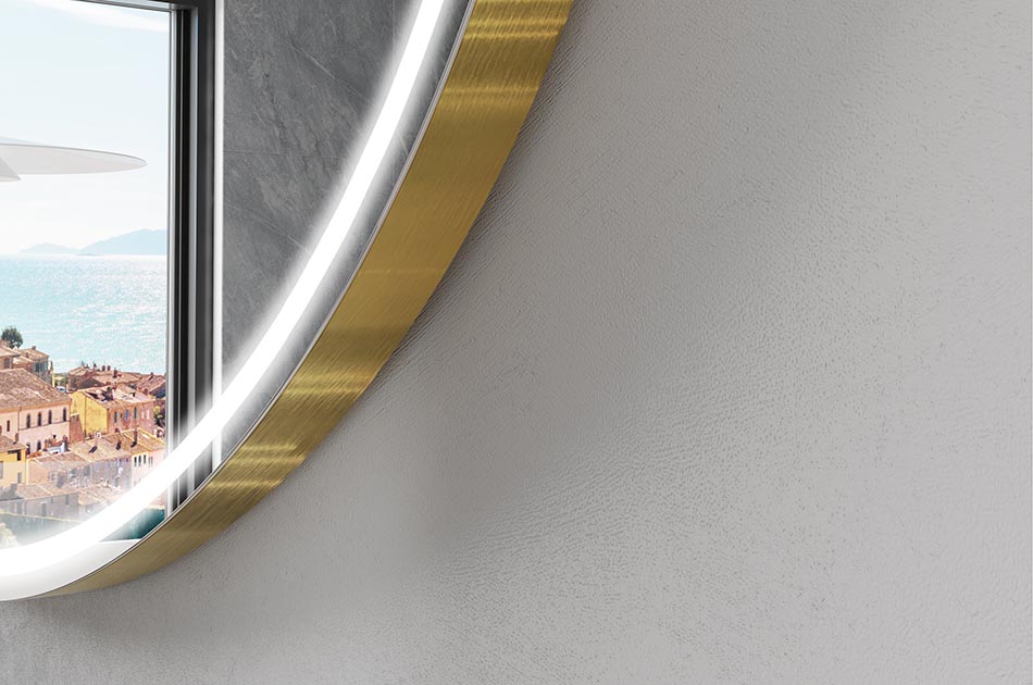 Slimme onregelmatig gevormde spiegel ideaal voor de moderne badkamer | ARTFORMA