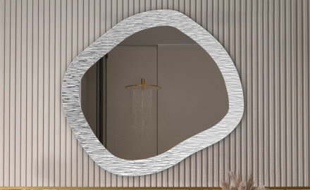 Spiegels in een metalen lijst