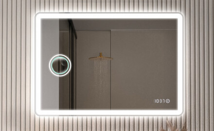 Afgeronde klassieke spiegels met verlichting