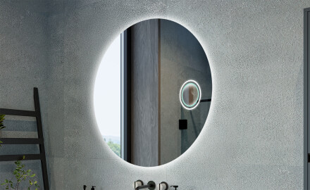 Ronde klassieke spiegels met verlichting