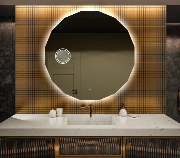 Badkamer Spiegel Met LED Verlichting