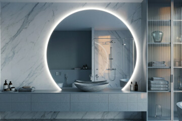 Halve cirkel spiegels