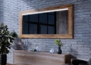 Spiegel van massief hout
