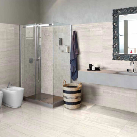 Vloertegels 60x120 cm, wit mat, A4H1057 Memento Travertino Bianco Mat #7