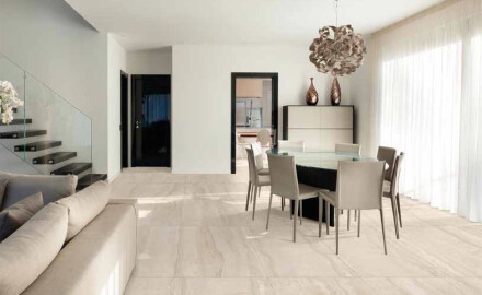 Vloertegels 60x120 cm, beige mat A4H1063 Memento Travertino Ambra Mat