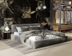 Geglazuurd vloertegels 60x120 zwart met gouden aders, glanzend, gerectificeerd A4H109 Pierre Black