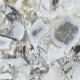 Vloertegels 120x120, wit marmer met gouden aders, glanzend, A4H1120 Bellezza Bianca #1