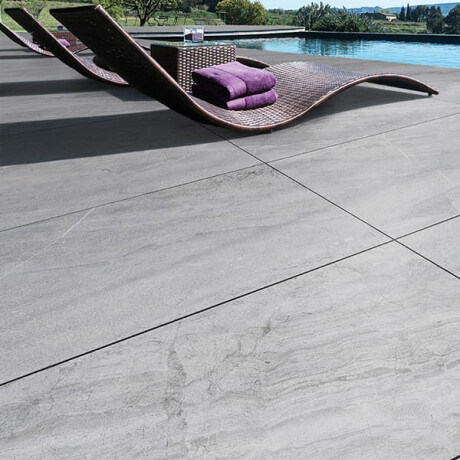 Geglazuurd vloertegels 120x120 cm, grijs steen, mat, A4H1130 Agathos Grey #9
