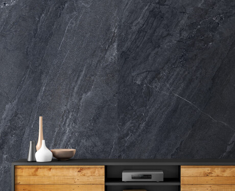 Geglazuurd vloertegels 120x280 cm, antraciet, steenlook, mat, A4H1137 Agathos Anthracite