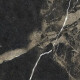 Geglazuurd vloertegels Pierre Black 120x120 cm, zwart glanzend met gouden aders, gerectificeerd A4H197 #13
