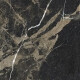 Geglazuurd vloertegels Pierre Black 120x120 cm, zwart glanzend met gouden aders, gerectificeerd A4H197 #15