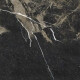Geglazuurd vloertegels Pierre Black 120x120 cm, zwart glanzend met gouden aders, gerectificeerd A4H197 #18