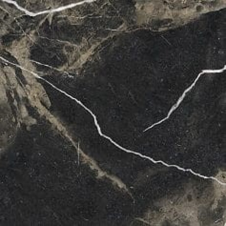 Geglazuurd vloertegels Pierre Black 120x120 cm, zwart glanzend met gouden aders, gerectificeerd A4H197 #19