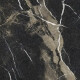 Geglazuurd vloertegels Pierre Black 120x120 cm, zwart glanzend met gouden aders, gerectificeerd A4H197 #20