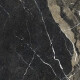 Geglazuurd vloertegels Pierre Black 120x120 cm, zwart glanzend met gouden aders, gerectificeerd A4H197 #22
