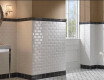 Afgeschuinde keramische wandtegel 10x20, wit glanzend, afgeschuind A4H22 Blanco Brillo