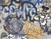 Geglazuurd vloertegels 120x280 cm, matgrijs, gerectificeerd A4H248 City Graffiti Grey
