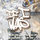 Geglazuurd vloertegels 120x280 cm, matgrijs, gerectificeerd A4H248 City Graffiti Grey #4