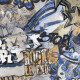 Geglazuurd vloertegels 120x280 cm, matgrijs, gerectificeerd A4H248 City Graffiti Grey #6