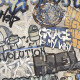 Geglazuurde vloertegels, grootformaat 120x280 cm, mat beige, gerectificeerd A4H255 City Graffiti Beige #6