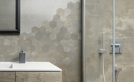 Geglazuurd vloertegels 120x120 cm, mat beige, gerectificeerd A4H258 City Beige
