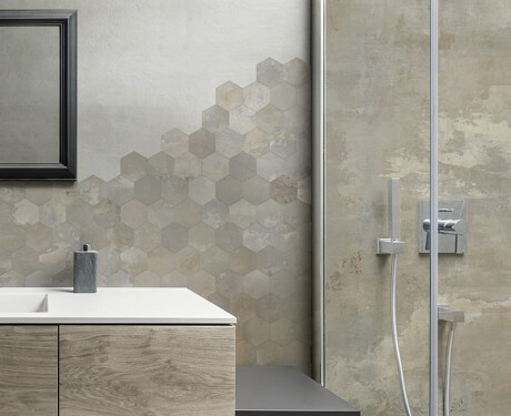 Geglazuurd vloertegels 120x120 cm, mat beige, gerectificeerd A4H258 City Beige