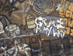 Geglazuurde vloertegels, grootformaat 120x280 cm, mat, gerectificeerd A4H262 City Graffiti Multicolor