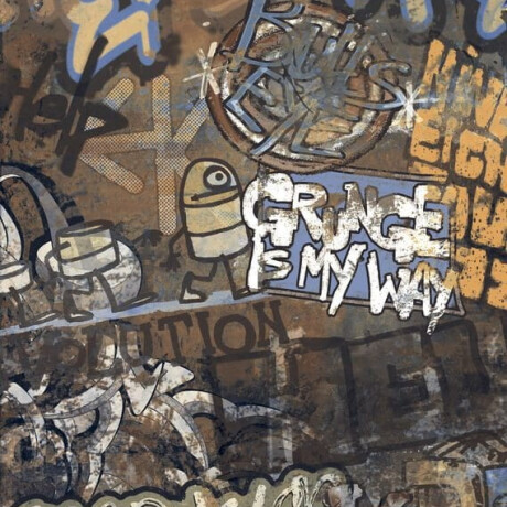 Geglazuurde vloertegels, grootformaat 120x280 cm, mat, gerectificeerd A4H262 City Graffiti Multicolor #1