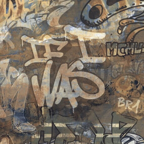 Geglazuurde vloertegels, grootformaat 120x280 cm, mat, gerectificeerd A4H262 City Graffiti Multicolor #2