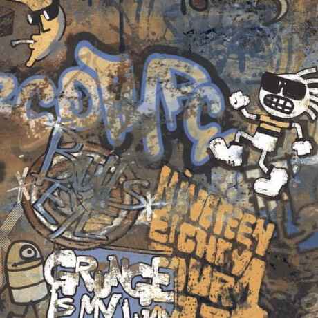 Geglazuurde vloertegels, grootformaat 120x280 cm, mat, gerectificeerd A4H262 City Graffiti Multicolor #5