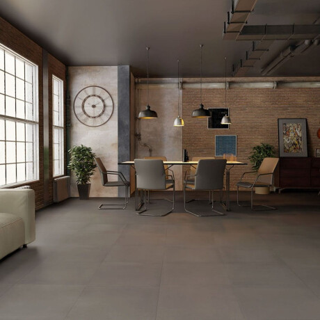 Geglazuurd vloertegels 60x120 cm, donkergrijs beton, mat, gerectificeerd A4H327 Massive Dimgray #2
