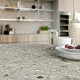 Geglazuurd vloertegels 60x120 cm, lichtgrijs mat, gerectificeerd A4H418 Terrazzo Ceppo Di Gre Multi #18