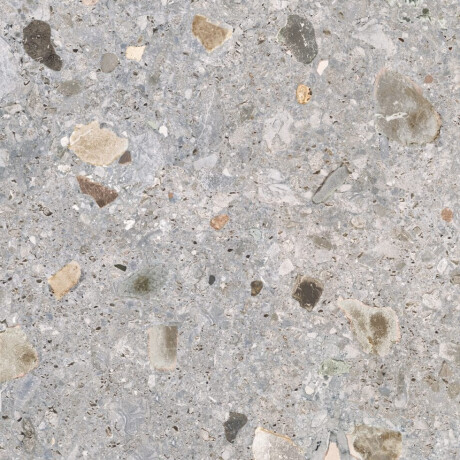 Geglazuurd vloertegels 60x120 cm, lichtgrijs mat, gerectificeerd A4H418 Terrazzo Ceppo Di Gre Multi #3