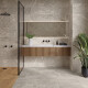 Steenlook-tegels met aders voor de vloer, 100x100, mat, grijs A4H506 Volterra Grey #1