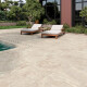 Steenachtige tegels met aders voor de vloer, 100x100, mat, grijs-beige taupe A4H508 Volterra Bone #2
