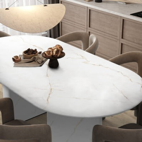 Grootformaat porselein 120x280, marmer met warme aders, mat, A4H632 Dubai Gold #2