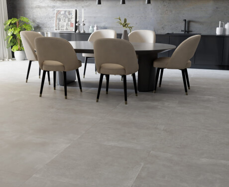 Grootformaat porselein 120x280, mat grijs beton A4H763 Louft Ash