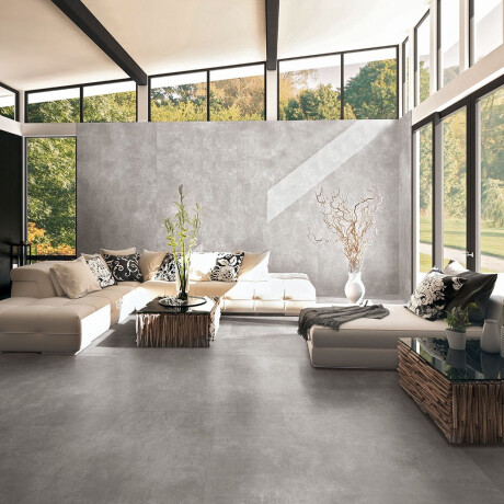 Grootformaat porselein 120x280, mat grijs beton A4H763 Louft Ash #4