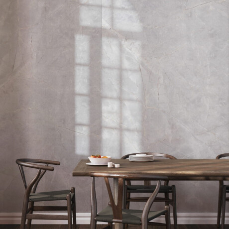 Grootformaat porselein 120x280, marmer met aders, glanzend, A4H800 Omani Pearl #1