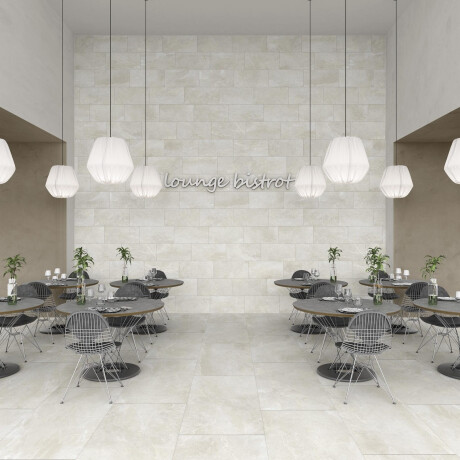 Geglazuurd vloertegels 60x120 cm, lichtgrijs, mat, gerectificeerd, A4H83 Iroc White #3