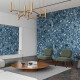 Grootformaat porselein 120x280, blauw agaat, glanzend, A4H832 Aghatina Azul #2