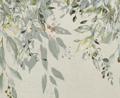 Wandtegels 60x120 cm, grijs met bloemmotieven, mat, A4H918 Flower