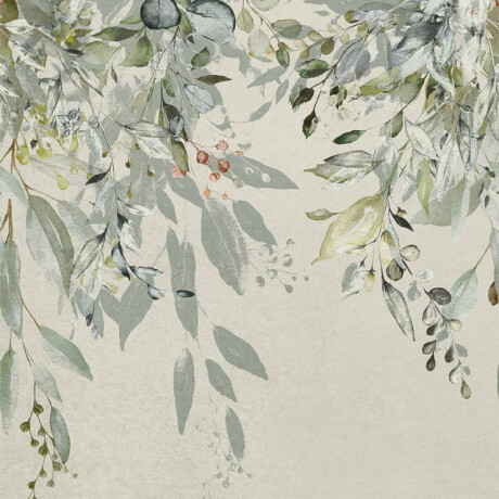 Wandtegels 60x120 cm, grijs met bloemmotieven, mat, A4H918 Flower #1