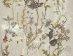 Wandtegels 60x120 cm, grijs met bloemmotieven, mat, A4H919 Glame