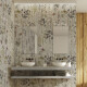 Wandtegels 60x120 cm, grijs met bloemmotieven, mat, A4H919 Glame #4