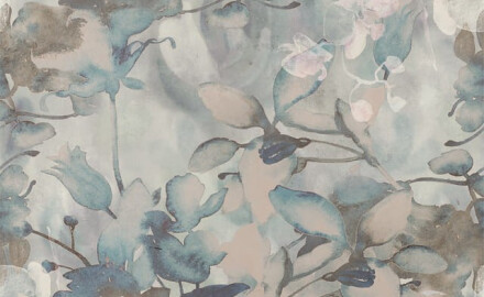 Wandtegels 60x120 cm, grijs met bloemmotieven, mat, A4H921 Jam