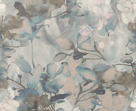 Wandtegels 60x120 cm, grijs met bloemmotieven, mat, A4H921 Jam